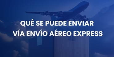 What can be shipped via air express - Spanish