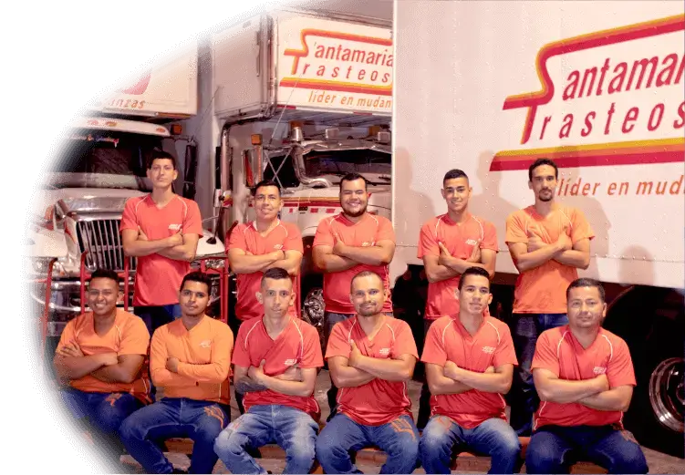 Equipo de trabajo de SantaMaria Trasteos, mudanzas y trasteos en colombia